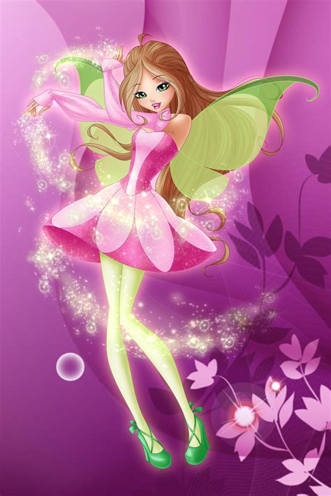 Enchanted winx with flower magic